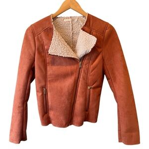 HAVE Faux Suede Moto Jacket